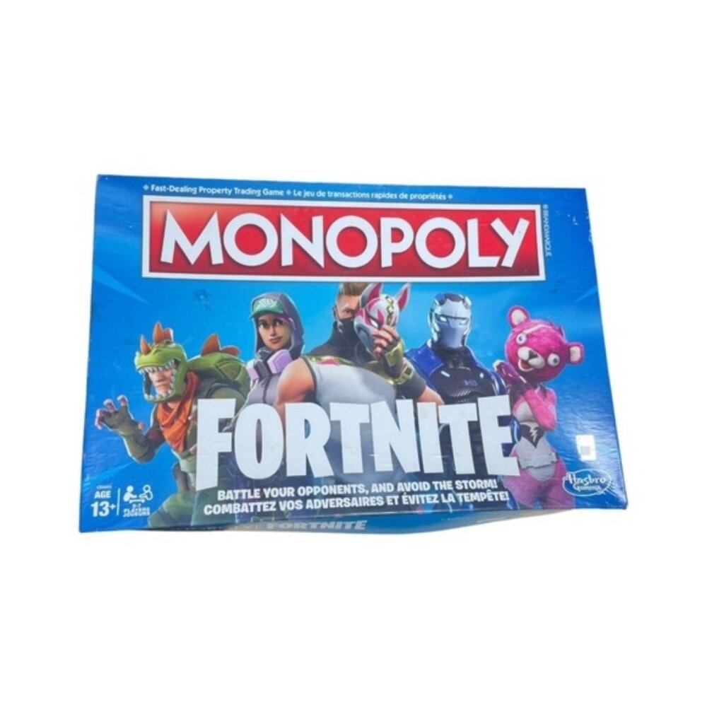 Monopoly Fortnite NEW Board Game Gift Present Christmas Birthday Kids Gaming Box